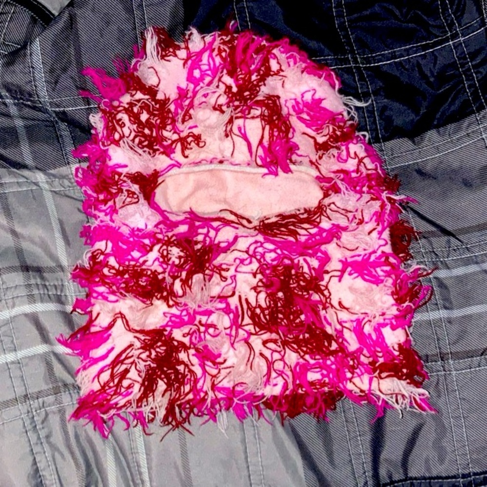 Distressed Balaclava - Pink